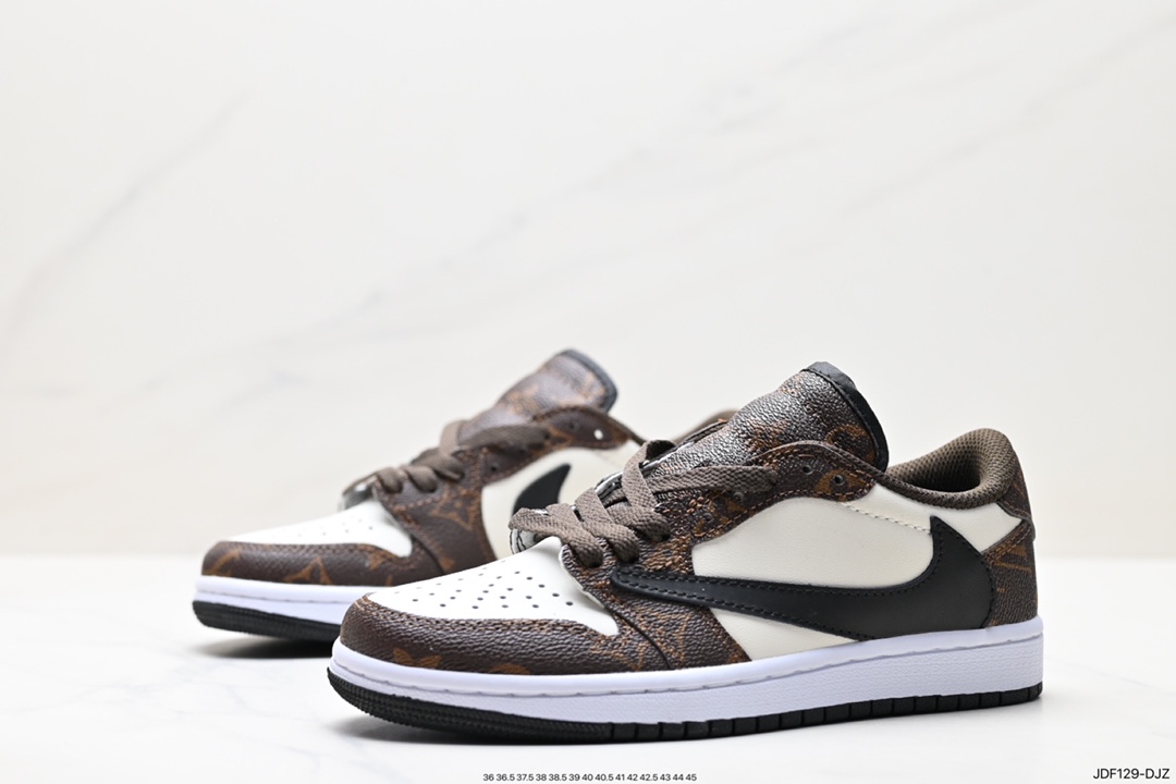 125 AJ1倒勾Travis Scott x Air Jordan 1 ” Reverse Mocha “ AJ1乔1 篮球鞋 CZ0790-005