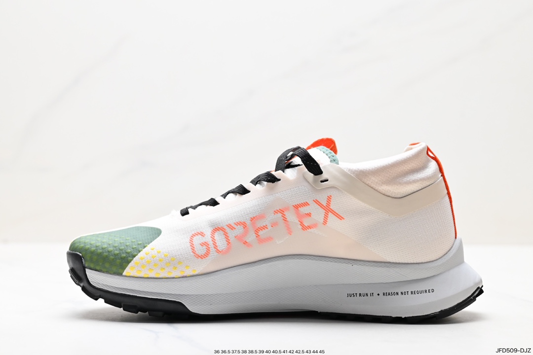 170 Nike React Pecasus Trail 4 GORE-TEX 飞马涡踪迹4代慢跑鞋“网织白浅绿紫黄”FN3430-180