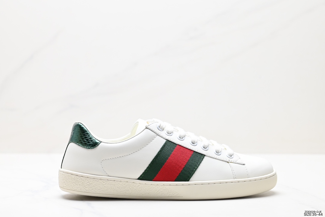 Gucci AAAAA
 Shoes Sneakers Embroidery Calfskin Cowhide Rubber Fashion Casual