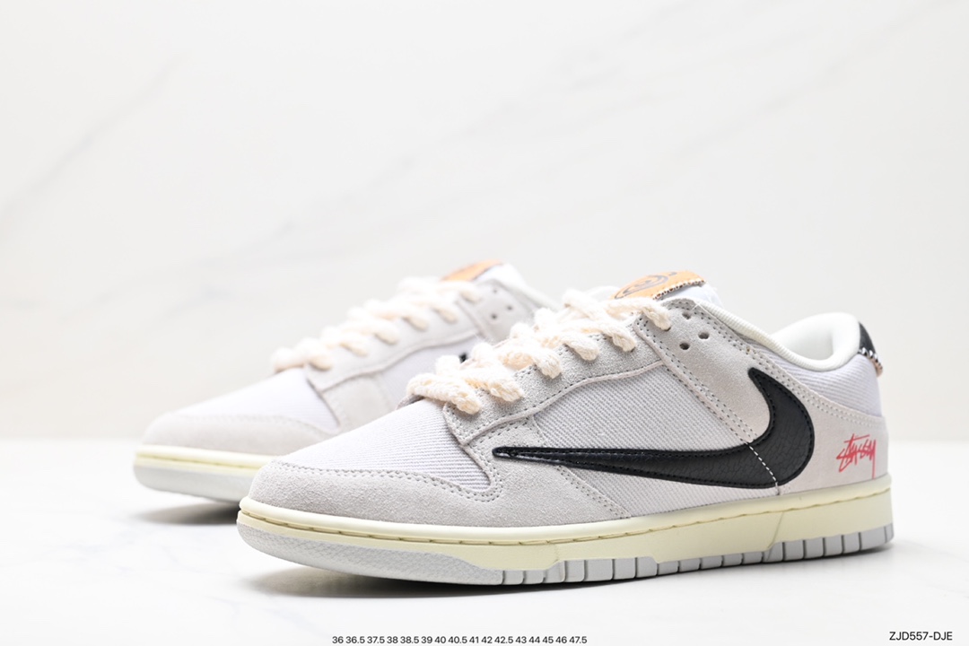 240 Stussy x Nike  SB Dunk Low 斯图西联名 米白 DD9776-068