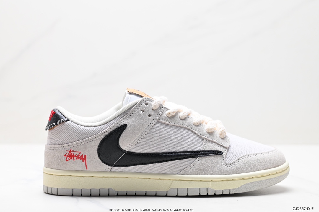 240 Stussy x Nike  SB Dunk Low 斯图西联名 米白 DD9776-068