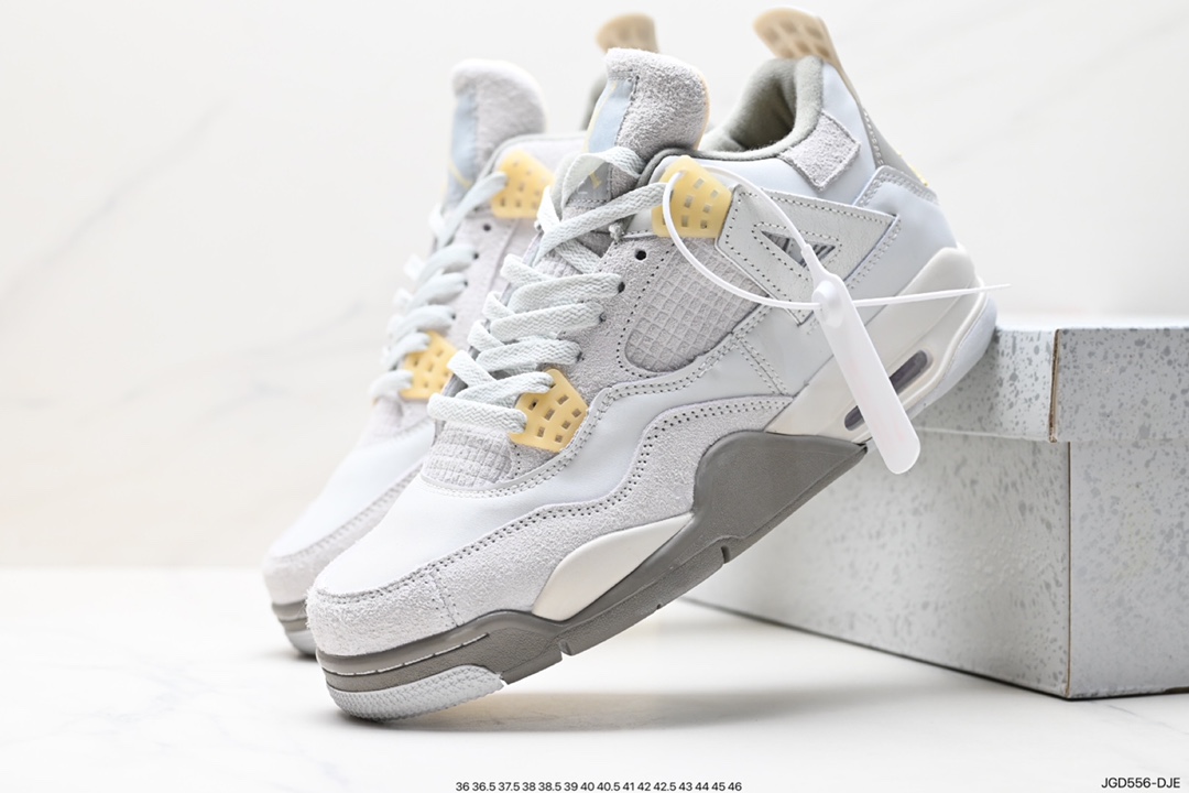 180 耐克Nike Wmns Air Jordan 4 Retro GS"Linen"迈克尔篮球鞋 DR5415-105