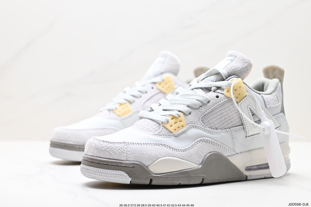 180 耐克Nike Wmns Air Jordan 4 Retro GS"Linen"迈克尔篮球鞋 DR5415-105