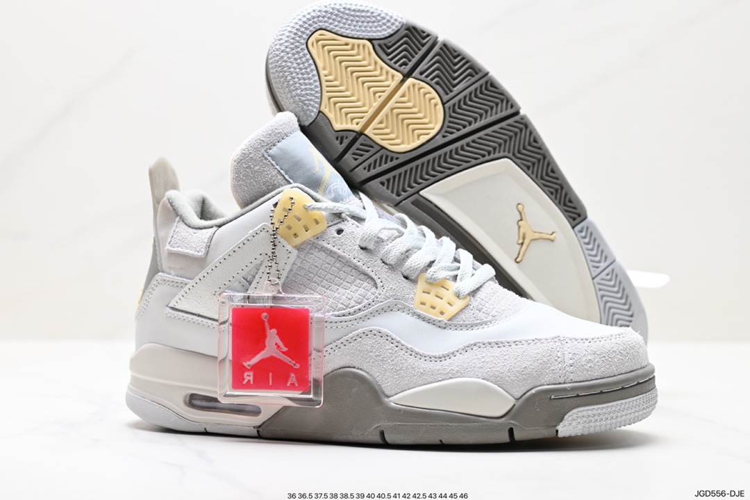 180 耐克Nike Wmns Air Jordan 4 Retro GS"Linen"迈克尔篮球鞋 DR5415-105