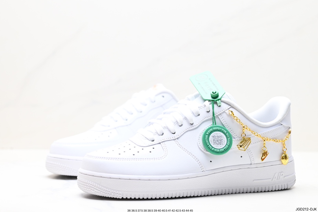 180 耐克Nike Air Force 1 Low 空军一号低帮百搭休闲运动板鞋 DD1525-100