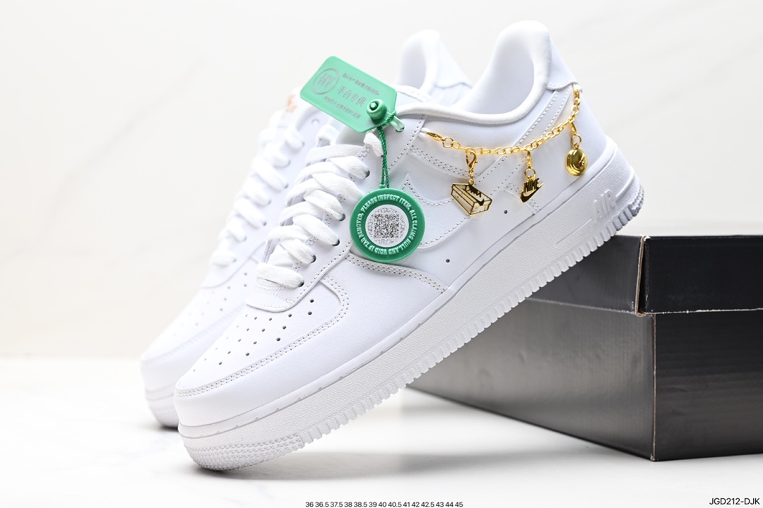 180 耐克Nike Air Force 1 Low 空军一号低帮百搭休闲运动板鞋 DD1525-100