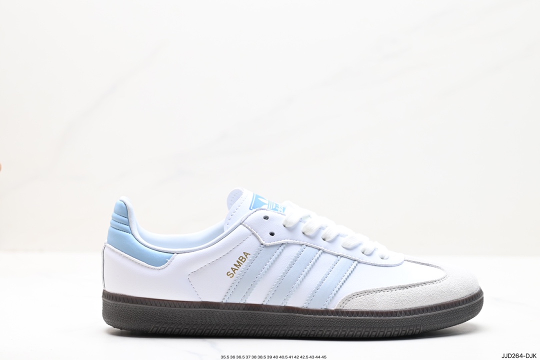 130 阿迪达斯三叶草Adidas Originals Samba Vegan OG”SPD“桑巴舞板鞋 ID2055