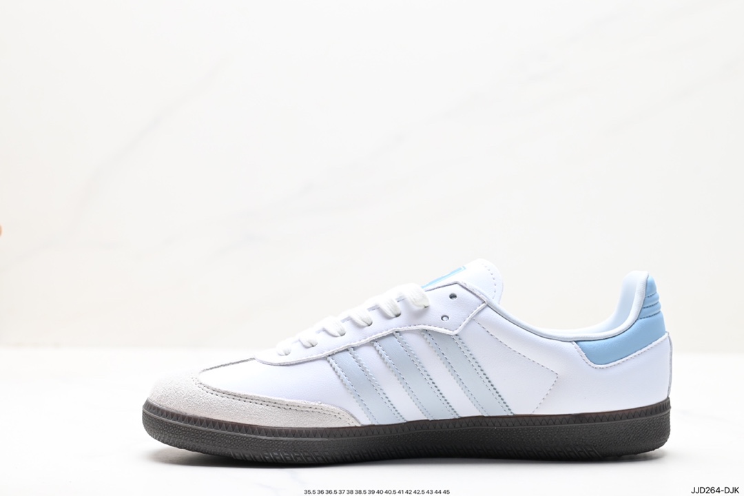 130 阿迪达斯三叶草Adidas Originals Samba Vegan OG”SPD“桑巴舞板鞋 ID2055