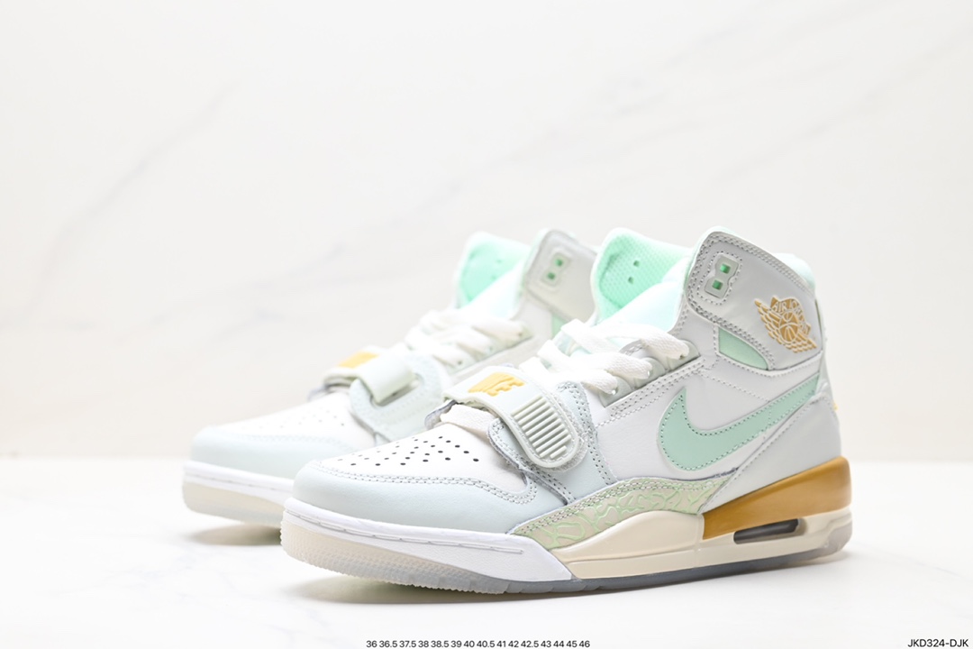 160 耐克Nike Air Jordan Legacy 312 Low”White/Pine Green“乔丹篮球鞋 DQ5348-141