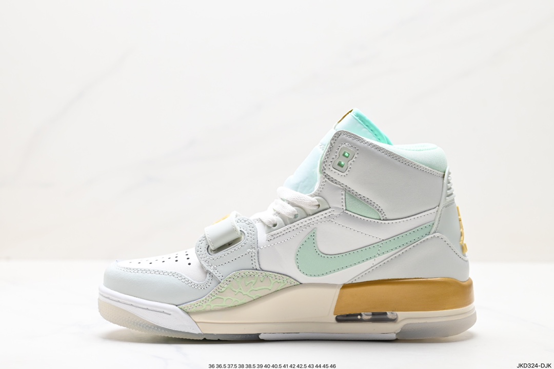 160 耐克Nike Air Jordan Legacy 312 Low”White/Pine Green“乔丹篮球鞋 DQ5348-141