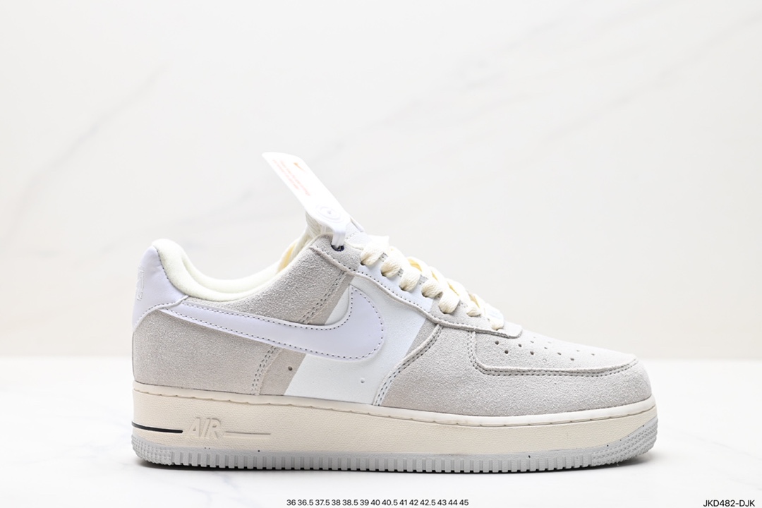 160 Nike  Air Force 1 ’07 Low 米灰 耐克40周年纪念款 DM8871-111