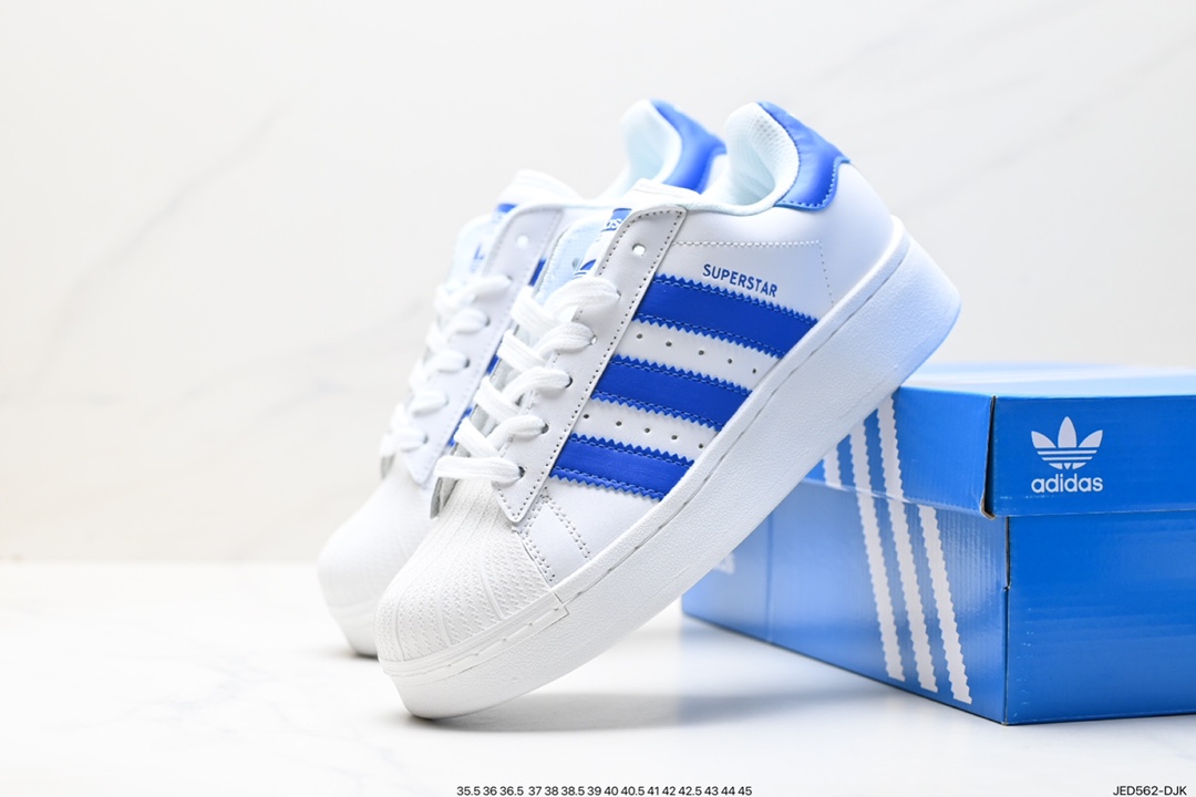 150 阿迪达斯Adidas三叶草 Originals Superstar Pride RM贝壳头板鞋 ID7770