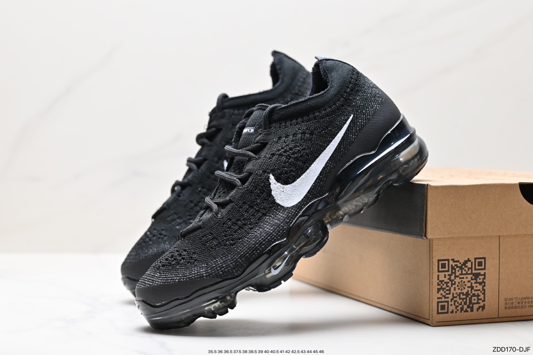 230 耐克Nk Vapormax 2023 Flyknit 耐克2023飞织透气休闲全掌大气垫跑鞋 DV1678-002