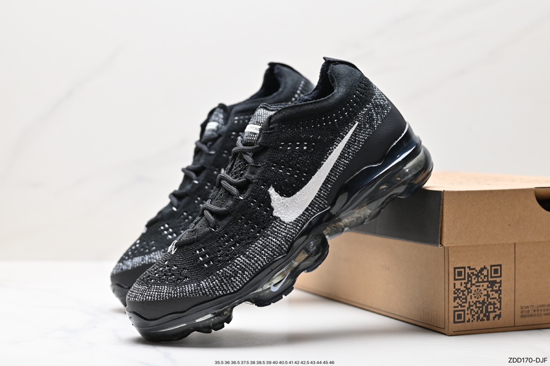 230 耐克Nk Vapormax 2023 Flyknit 耐克2023飞织透气休闲全掌大气垫跑鞋 DV1678-002