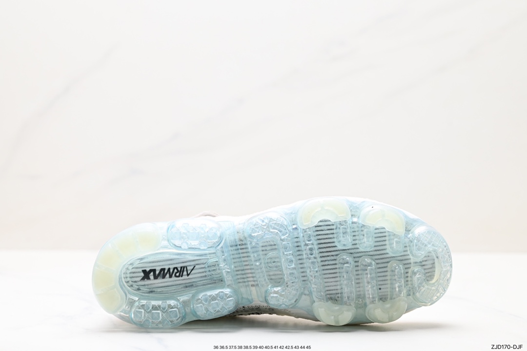 240 Off-White x Nike Air Vapormax Flyknit 2.0”Black/White”二代全掌大气垫慢跑鞋 AA3831-001