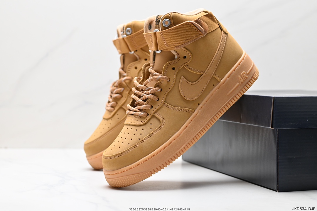 160 Air Force 1 High FLAX Wheat 新版小麦高帮空军 CJ9178-200