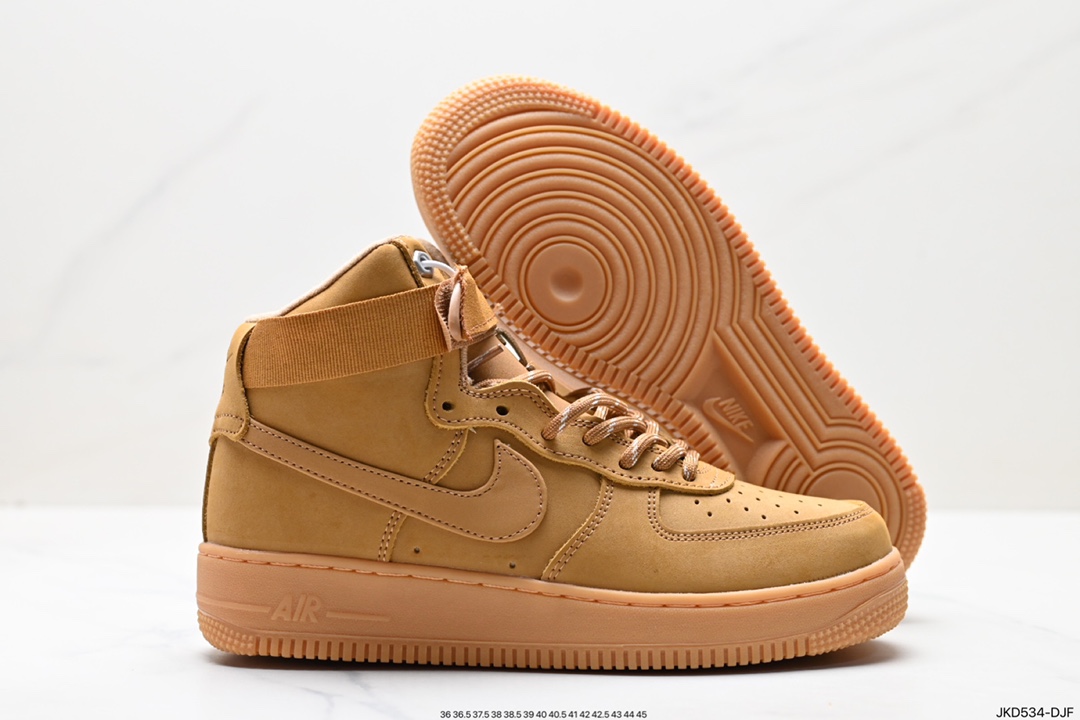 160 Air Force 1 High FLAX Wheat 新版小麦高帮空军 CJ9178-200