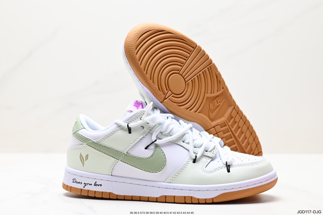 180 耐克Nike SB Dunk Low”Milk White/Pink/Smile“扣篮系列低帮休闲运动滑板板鞋 FD4623-131