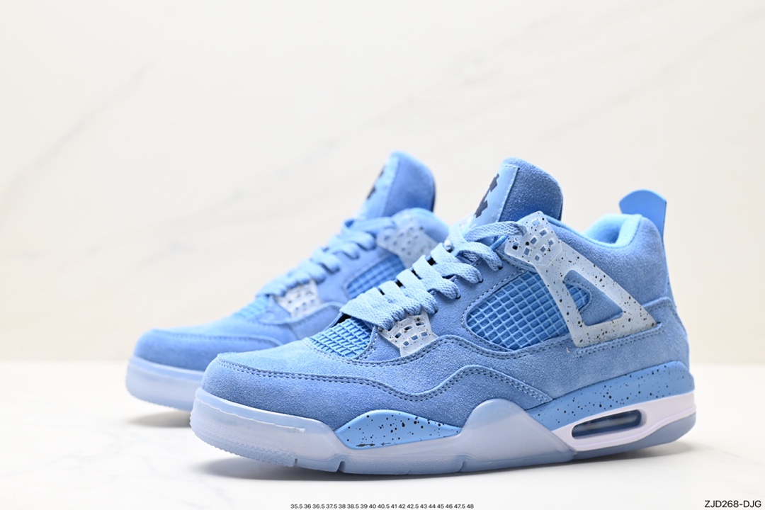 240 Nike Wmns Air Jordan 4 Retro GS”Linen”迈克尔·乔丹AJ4代中帮复古休闲运动文化篮球鞋“白卡其”