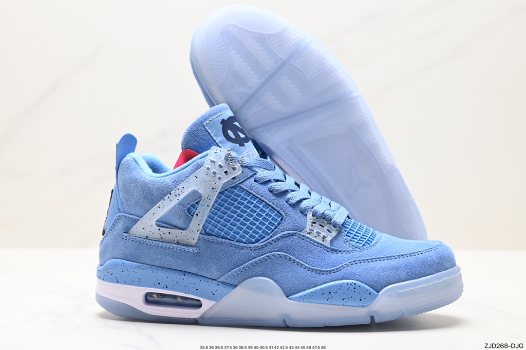 240 Nike Wmns Air Jordan 4 Retro GS”Linen”迈克尔·乔丹AJ4代中帮复古休闲运动文化篮球鞋“白卡其”