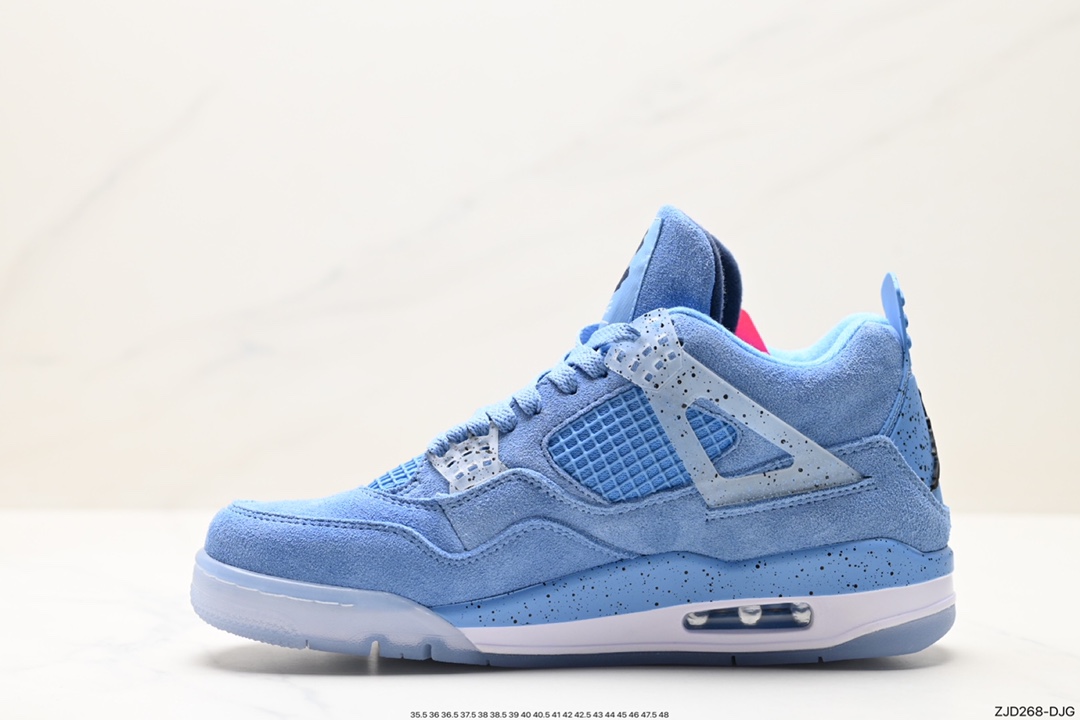 240 Nike Wmns Air Jordan 4 Retro GS”Linen”迈克尔·乔丹AJ4代中帮复古休闲运动文化篮球鞋“白卡其”