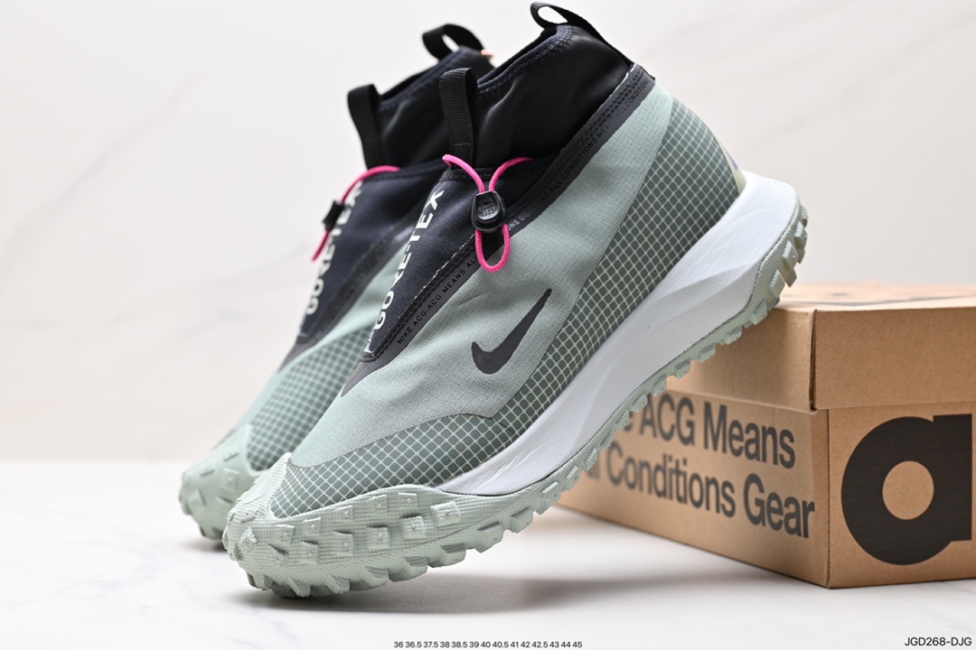 180 Nike  ACG Mountain Fly High GORE-TEX ACG户外登山系列越跑高帮休闲运动徒步鞋 CT2904-002