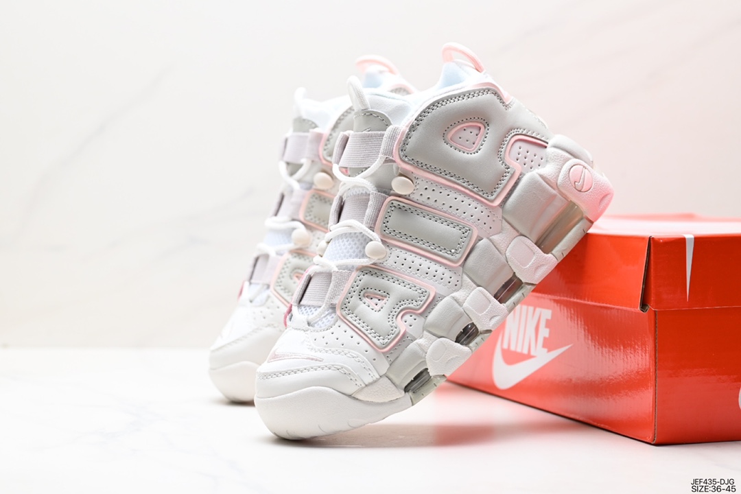 155 耐克Nike WMNS Air More Uptempo GS”Barely Green0“皮蓬篮球鞋