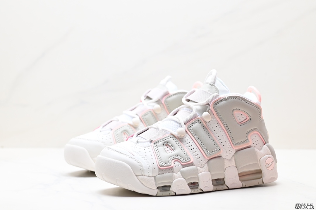 155 耐克Nike WMNS Air More Uptempo GS”Barely Green0“皮蓬篮球鞋