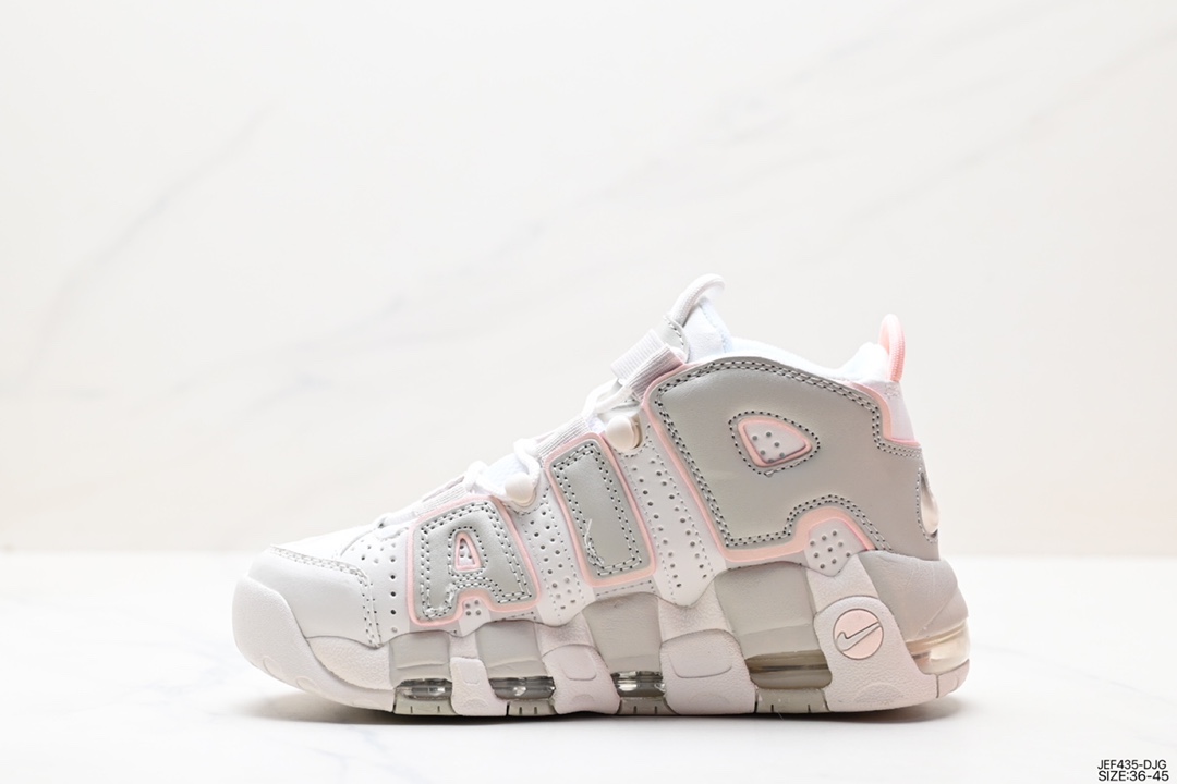 155 耐克Nike WMNS Air More Uptempo GS”Barely Green0“皮蓬篮球鞋