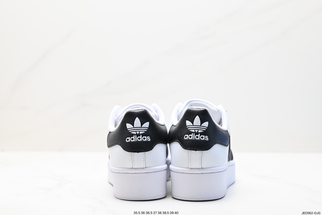 150 阿迪达斯Adidas三叶草厚底 Originals Superstar Pride RM贝壳头板鞋 EG4961