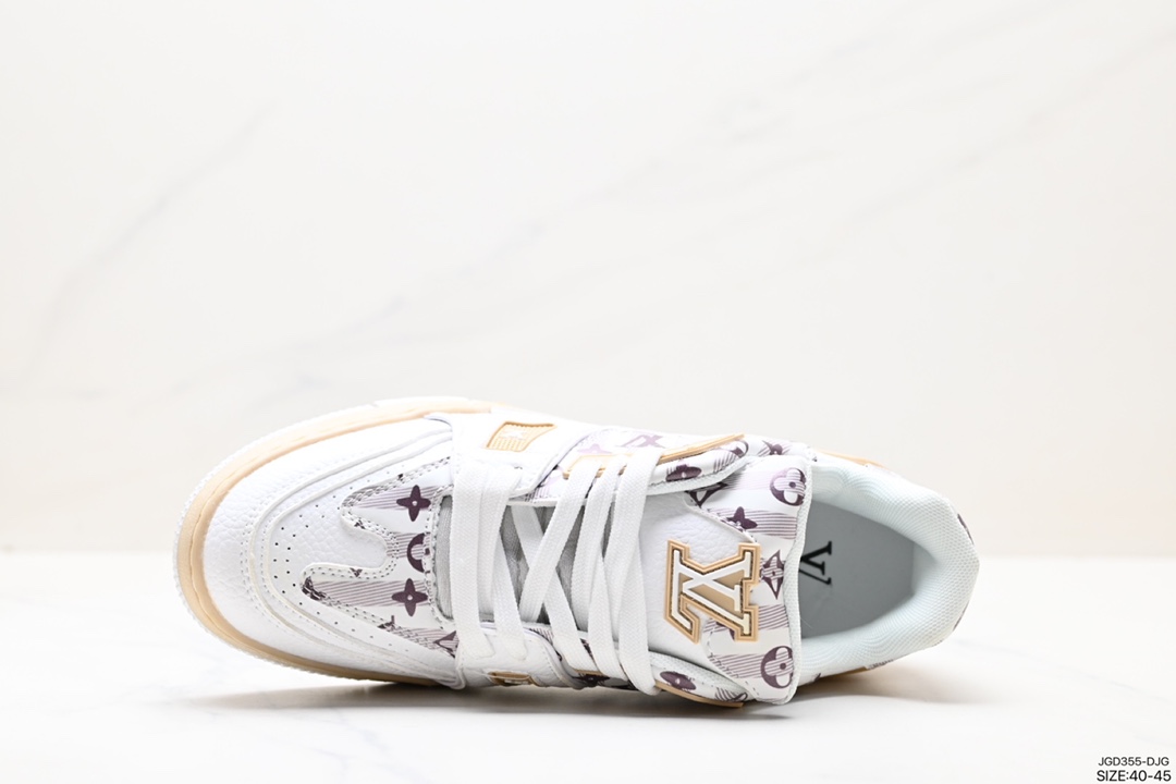 180 Louis Vuitton Trainer Maxi Low Sneaker 面包版马克西系列低帮板鞋