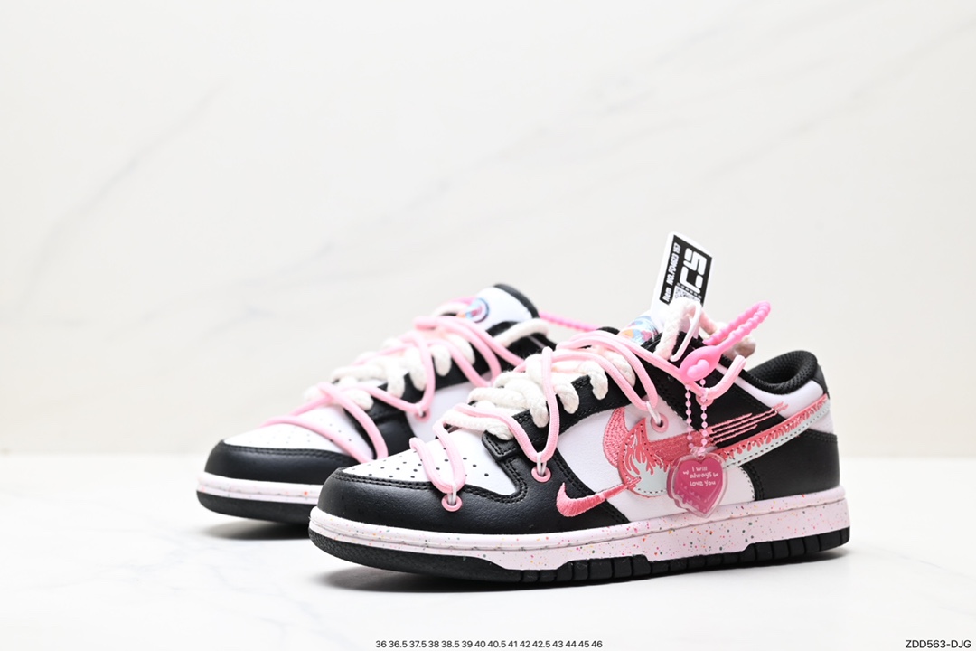 230 Nike SB Dunk Low 黑红泼墨 反转三勾 FD4623-131