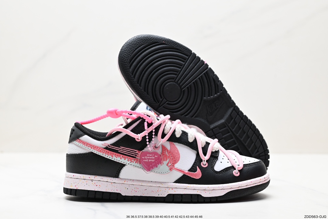 230 Nike SB Dunk Low 黑红泼墨 反转三勾 FD4623-131