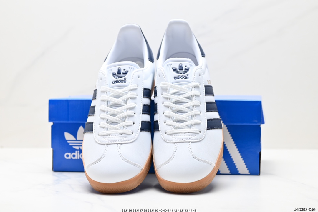 180 adidas Originals Gazelle INdoor 三叶草休闲防滑耐磨低帮板鞋 IG3507