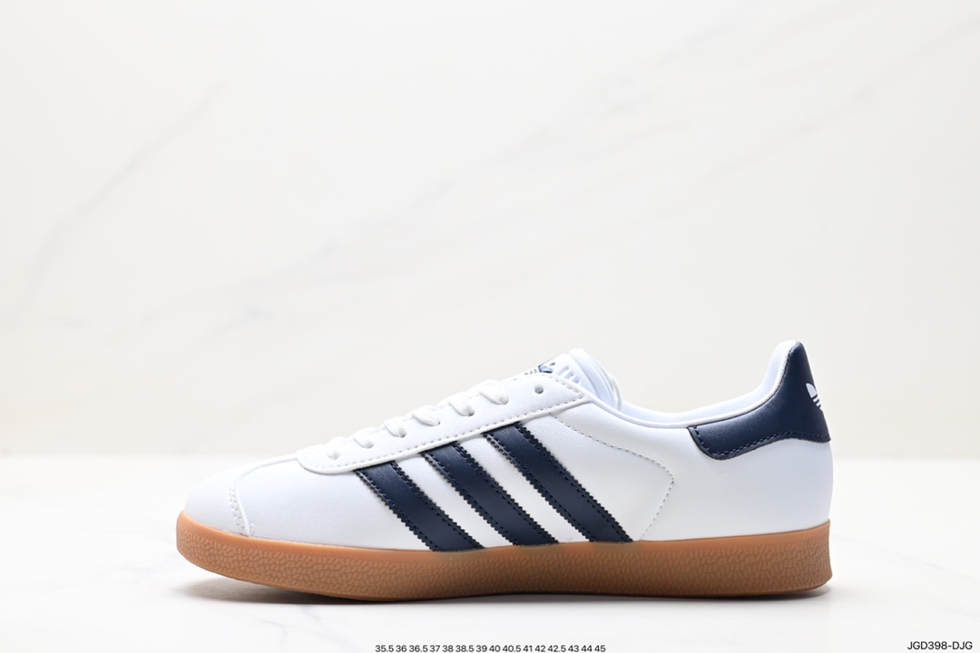 180 adidas Originals Gazelle INdoor 三叶草休闲防滑耐磨低帮板鞋 IG3507