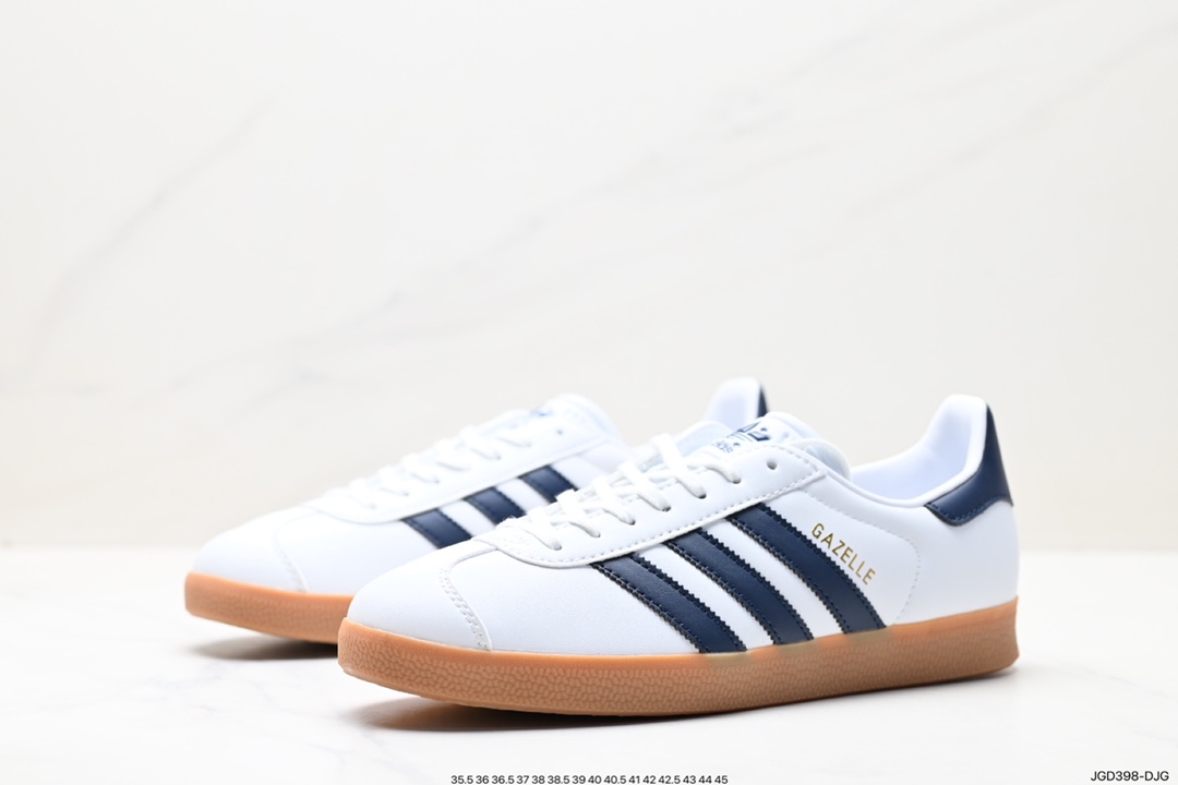 180 adidas Originals Gazelle INdoor 三叶草休闲防滑耐磨低帮板鞋 IG3507