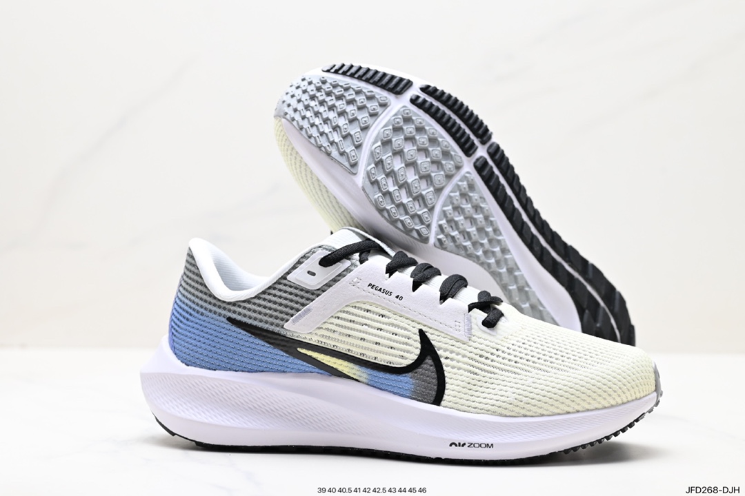 170 Nike Zoom Pegasus 40 登月40代系列网面透气缓震疾速跑鞋 DV3853-102