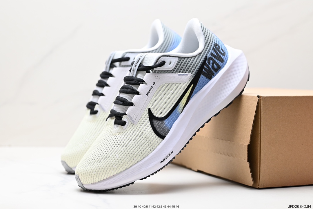 170 Nike Zoom Pegasus 40 登月40代系列网面透气缓震疾速跑鞋 DV3853-102