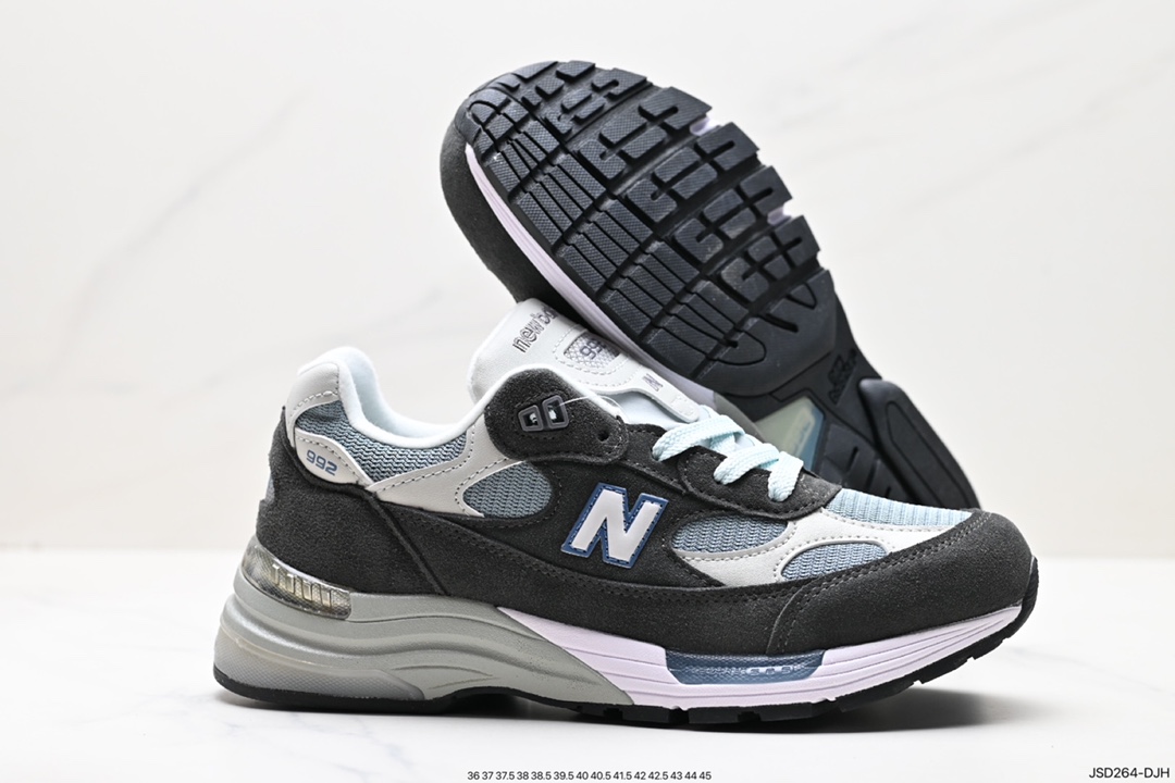 200 新百伦New Balance Made in USA M992系列产美血经统典古复休闲运动搭百老爹步跑鞋 M992AG