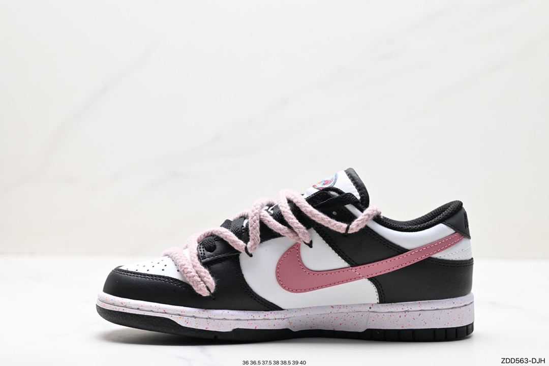 230 Nike SB Dunk Low 黑红泼墨 反转三勾