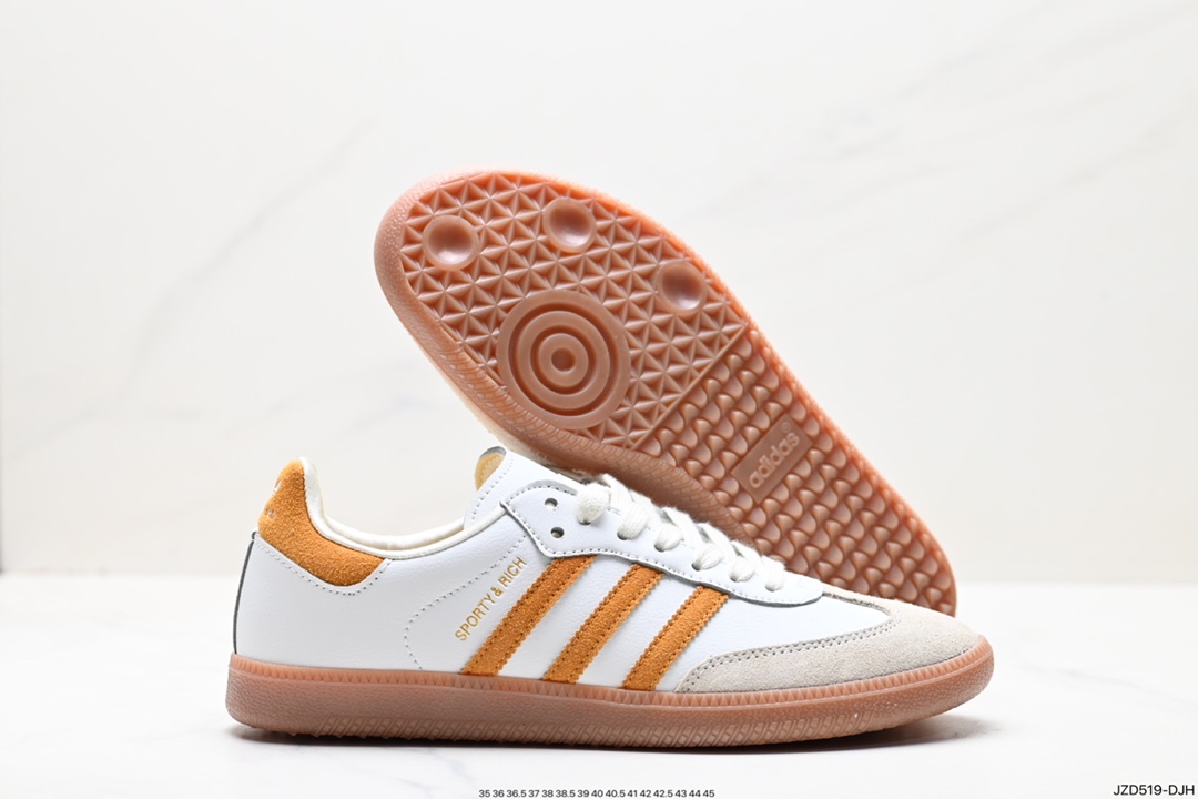 140 阿迪达斯三叶草Adidas Originals Samba Vegan OG”SPD“桑巴舞板鞋 IF5661