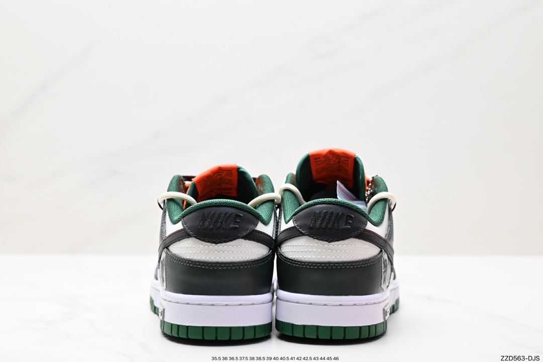 Nike SB Dunk Low ”Green/Beige” Deconstruction Rope Series Low-top Casual Sports Skateboard Shoes DD1391-300