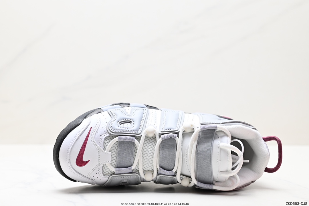 270 纯原版本 Nike Air More Uptempo OG耐克 皮蓬全掌气垫篮球鞋 白橙 FV2291-001