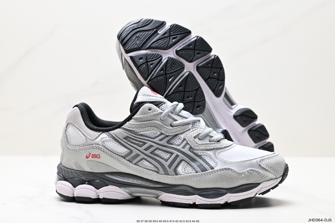 190 ASICS/亚瑟士 透气网眼鞋面配合部分合成革材质 1201A789-102