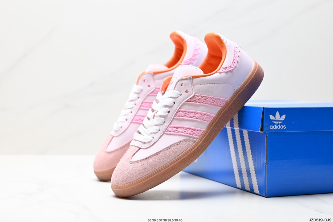 140 阿迪达斯三叶草Adidas Originals Samba Vegan OG”SPD“桑巴舞板鞋 iG5932