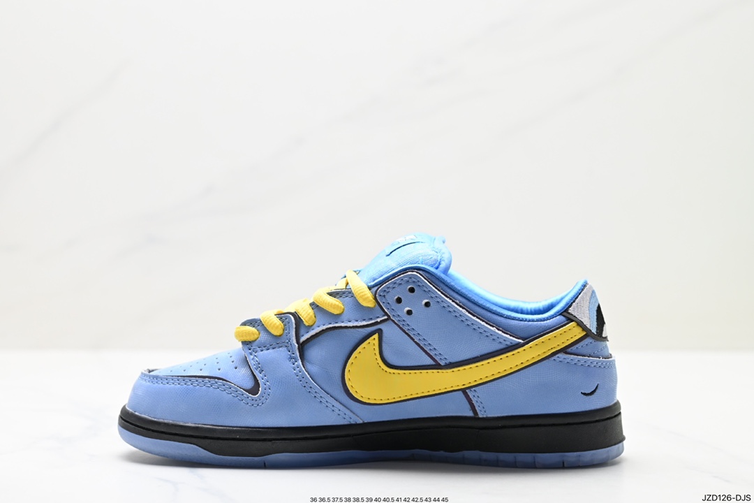 140 Nike SB Dunk Low Pro”Bubbles“扣篮系列低帮休闲运动滑板板鞋“联名蓝黄泡泡”FZ8320-400