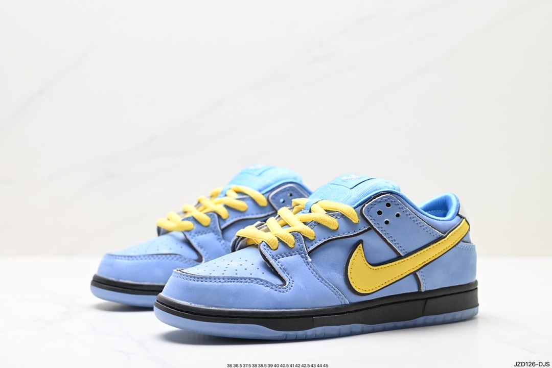 140 Nike SB Dunk Low Pro”Bubbles“扣篮系列低帮休闲运动滑板板鞋“联名蓝黄泡泡”FZ8320-400