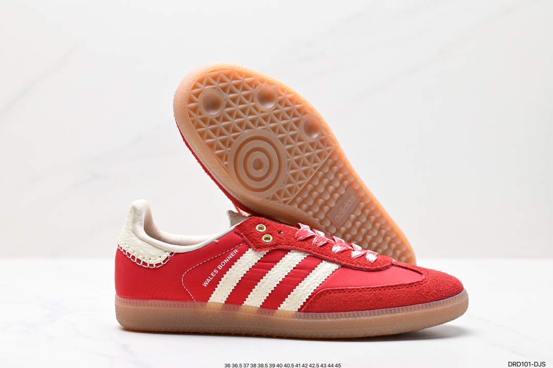 110 阿迪达斯Wales Bonner x A Didas Originals Samba 桑巴舞板鞋 GY4344