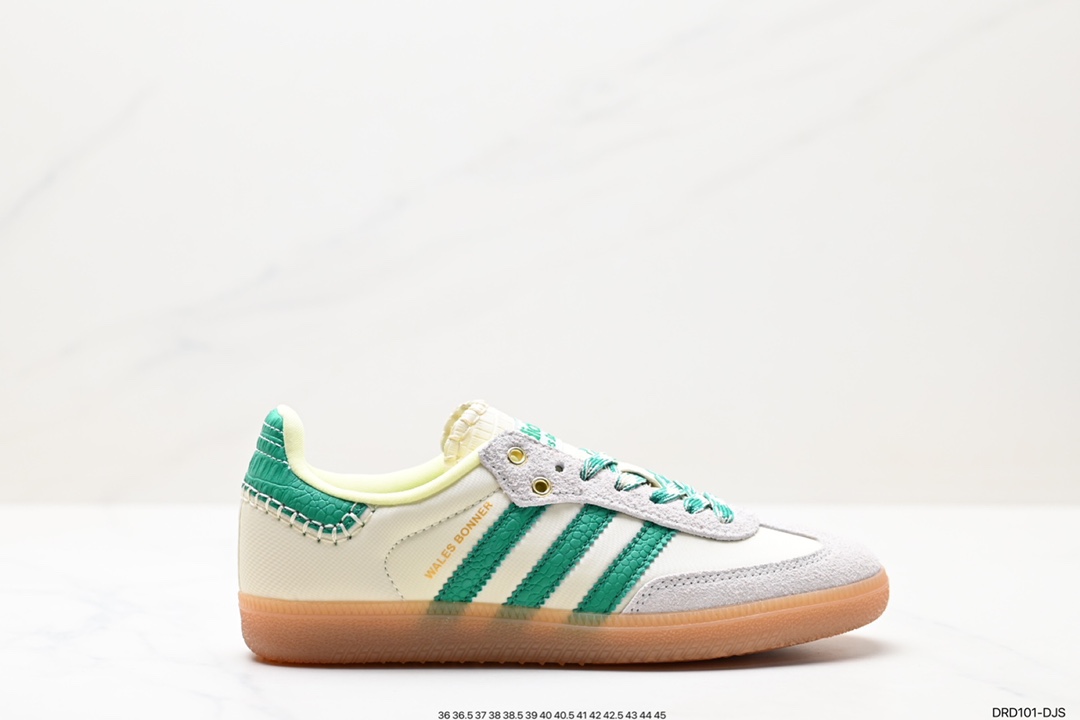 110 阿迪达斯Wales Bonner x A Didas Originals Samba 桑巴舞板鞋 GY4344