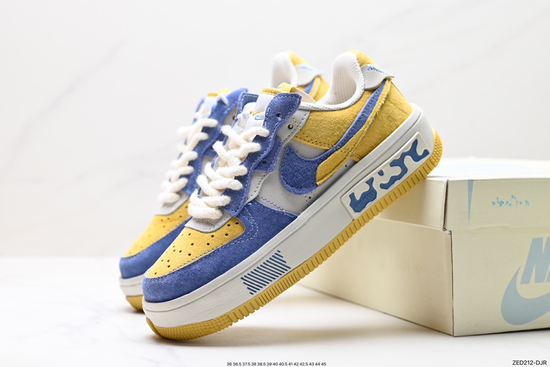 Nike Air Force 1 Fontanka ”Bronze Blue” Air Force Fontanka Series CW6898-803